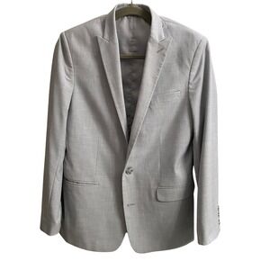 Calvin‎ Klein Boys Grey Suit Blazer Jacket Sz 16 Reg Formal Graduation Wedding
